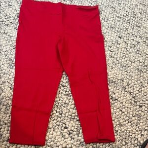 Chic Soul Red Crop pant